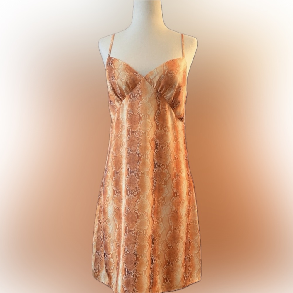 NWT - Steve Madden Snake Print Slip Dress (S)